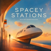 Spacey Stations: An Ai Art Adventurescape (For Space Adventurers!) B0DT9WN23C Book Cover