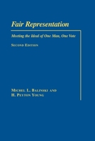 Fair Representation: Meeting the Ideal of One Man, One Vote 081570111X Book Cover
