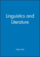 Linguistics and Literature 0631192433 Book Cover