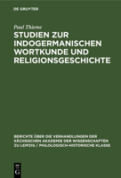 Studien Zur Indogermanischen Wortkunde Und Religionsgeschichte 311248259X Book Cover