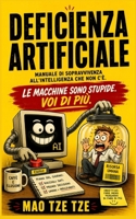 Deficienza Artificiale: Manuale di sopravvivenza all’intelligenza che non c’è. Perché le macchine sono stupide, ma voi lo siete di più (Cose da Fare) (Italian Edition) B0FRM4N9SX Book Cover