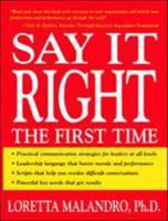 Say It Right the First Time 0071408614 Book Cover