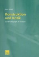 Konstruktion Und Kritik: Sonderpadagogik ALS Disziplin 381003794X Book Cover