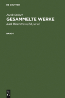 Steiner, Jacob; Weierstrass, Karl: Gesammelte Werke. Band 1 3111139646 Book Cover