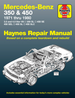 Mercedes-Benz 350 and 450 V8's 1971-80 Owner's Workshop Manual (USA Service & Repair Manuals) 0856966983 Book Cover