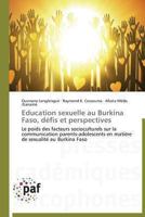 Education Sexuelle Au Burkina Faso, Défis Et Perspectives 3838173929 Book Cover