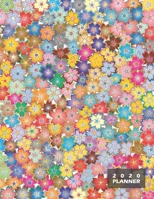 2020 Planner Colorful Sakura: Monthly Weekly Daily and Hourly Planners 2020, Calendar from Jan 1, 2020 to Dec 2020 Note Pages, To-Do List, Priorities and Time Management, Colorful Sakura Version 1 1676515399 Book Cover