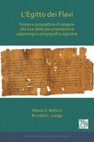 L' Egitto Dei Flavi: Sintesi e Prospettive d'indagine Alla Luce Della Documentazione Papirologica Ed Epigrafica Egiziana 1789696739 Book Cover