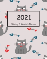 2021 Weekly & Monthly Planner: Calendar and notebook for a magical 2021 designed for Dog Owners. A great gift for Women, Girl, Sister, Mother or for ... printed on high quality . . (Spanish Edition) 1659041597 Book Cover