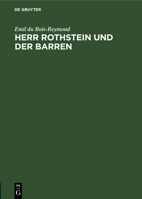 Herr Rothstein Und Der Barren: Eine Entgegnung 3111095223 Book Cover