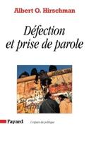 Défection et prise de parole 2213592381 Book Cover