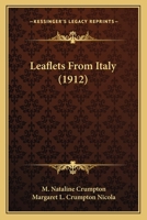 Leaflets From Italy 1120634679 Book Cover