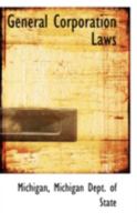 General Corporation Laws 0469083824 Book Cover