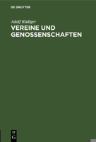 Vereine und Genossenschaften 3112689712 Book Cover