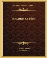 The Letters Of Pilate 1425327931 Book Cover