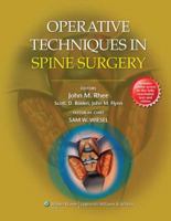 Operative Techniques in Spine Surgery 1451127693 Book Cover