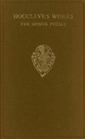 Hoccleve's Works: The Minor Poems vol I & vol II (Early English Text Society Extra Series) 0197225837 Book Cover