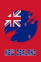 New Zealand Flag Notebook: Beautiful New Zealand Flags Notebook with 120 squared pages in Trim size 15,24 x 22,86 cm (6 x 9) 1676753982 Book Cover