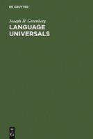 Language Universals 3110172844 Book Cover