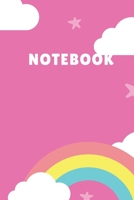 Notebook: 5 star Notebook, 6"x9" for University for Writing and Notes. Cute Scetchpad. 120 white pages. 169134172X Book Cover