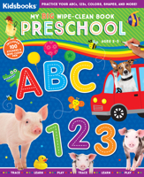 My Big Wipe-Clean Book: Preschool-Practice ABCs, 123s, Colors, Shapes and More-Includes 100 Stickers 1628858354 Book Cover