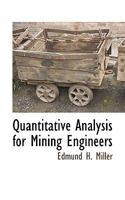 Quantitative Analysis for Mining Engineers 1146136544 Book Cover