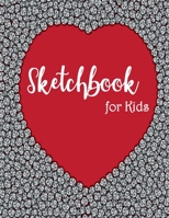 Sketchbook for Kids: Diamond Heart Valentine’s Day Cover, Children Sketch Book for Drawing Practice, Cute Dogs Cover ( Best Gifts for Age 4, 5, 6, 7, ... - Great Art Gift) (Valentine’s Sketchbook) 1675888345 Book Cover