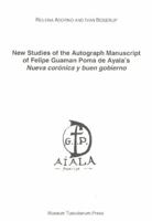 New Studies of the Autograph Manuscript of Felipe Guaman Poma De Ayala's Nueva Coronica Y Buen Gobierno 8772898380 Book Cover