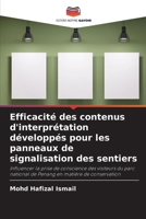 Efficacité des contenus d'interprétation développés pour les panneaux de signalisation des sentiers (French Edition) 6208356229 Book Cover