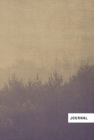 Journal: 120 Page Blank Lined Journal for Writing, 6x9 Inches, Vintage Mountain Trees 1660213037 Book Cover