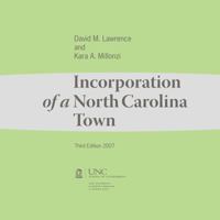 Incorporation of a North Carolina Town 1560115637 Book Cover