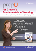 PrepU for Craven's Fundamentals of Nursing: Human Health and Function 1496334213 Book Cover