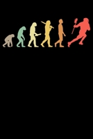 Lacrosse Spieler Notizbuch: A5 Liniert 108 Seiten - Retro Lacrosse Evolution Notizheft - Geschenk f�r Lacrosse Spieler 1703952650 Book Cover