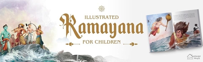Illustrated Ramayana For Children : Immortal Epic of India 9354400884 Book Cover