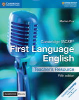 Cambridge IGCSE® First Language English Teacher's Resource with Cambridge Elevate (Cambridge International IGCSE) 1108438946 Book Cover