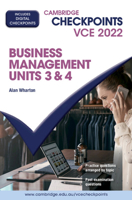Cambridge Checkpoints VCE Business Management Units 3&4 2022 100912885X Book Cover