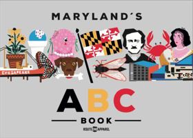 Route One Apparel | ABC Maryland Alphabet Book for adults kids and toddlers learn words with Maryland icons [Hardcover] Route One Apparel 0578340909 Book Cover