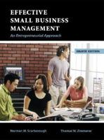 Effective Small Business Management: An Entrepreneurial Approach 0136152708 Book Cover