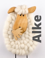 Alke: Checkered Notebook with Name for Girls and Women, XL 8.5x 11, 120 Pages, Paperback. 1654687227 Book Cover