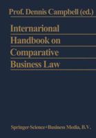 International Handbook on Comparative Business Law 9401744017 Book Cover