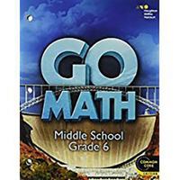 Go Math!: Student Interactive Worktext Grade 6 2014 0544056728 Book Cover