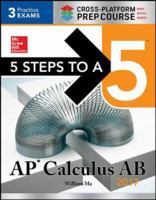 5 Steps to a 5: AP Calculus AB 2017 Cross-Platform Prep Course 1259583384 Book Cover