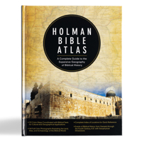Holman Bible Atlas: A Complete Guide to the Expansive Geography of Biblical History 0805497609 Book Cover