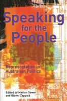 Speaking for the People: Representation in Australian Politics 0522849725 Book Cover