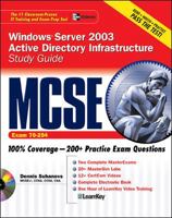 MCSE Windows Server 2003 Active Directory Infrastructure Study Guide (Exam 70-294) 0072223197 Book Cover