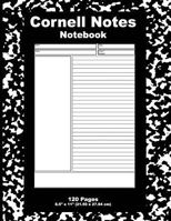Cornell Notes Notebook: Marble Notebook (1), Note Taking Composition Notebook For Writing ,8.5" x 11", 120 Page ,Durable Matte Cover- [School Notebooks] 1725164000 Book Cover