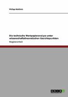 Die technische Wertpapieranalyse unter wissenschaftstheoretischen Gesichtspunkten 3640114345 Book Cover