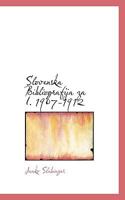 Slovenska Bibliografija Za I. 1907-1912 1010008862 Book Cover