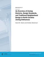 An Overview of Zoning Districts, Design Standards, and Traditional Neighborhood Design in North Carolina Zoning Ordinances 1560115696 Book Cover