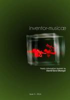 Inventor-Musicae(the book) Vol3: Yearly information booklet on the recordings by D.E. Okonsar 1522985581 Book Cover
